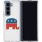 Republican Elephant Galaxy Z Fold5 5G Clear Case